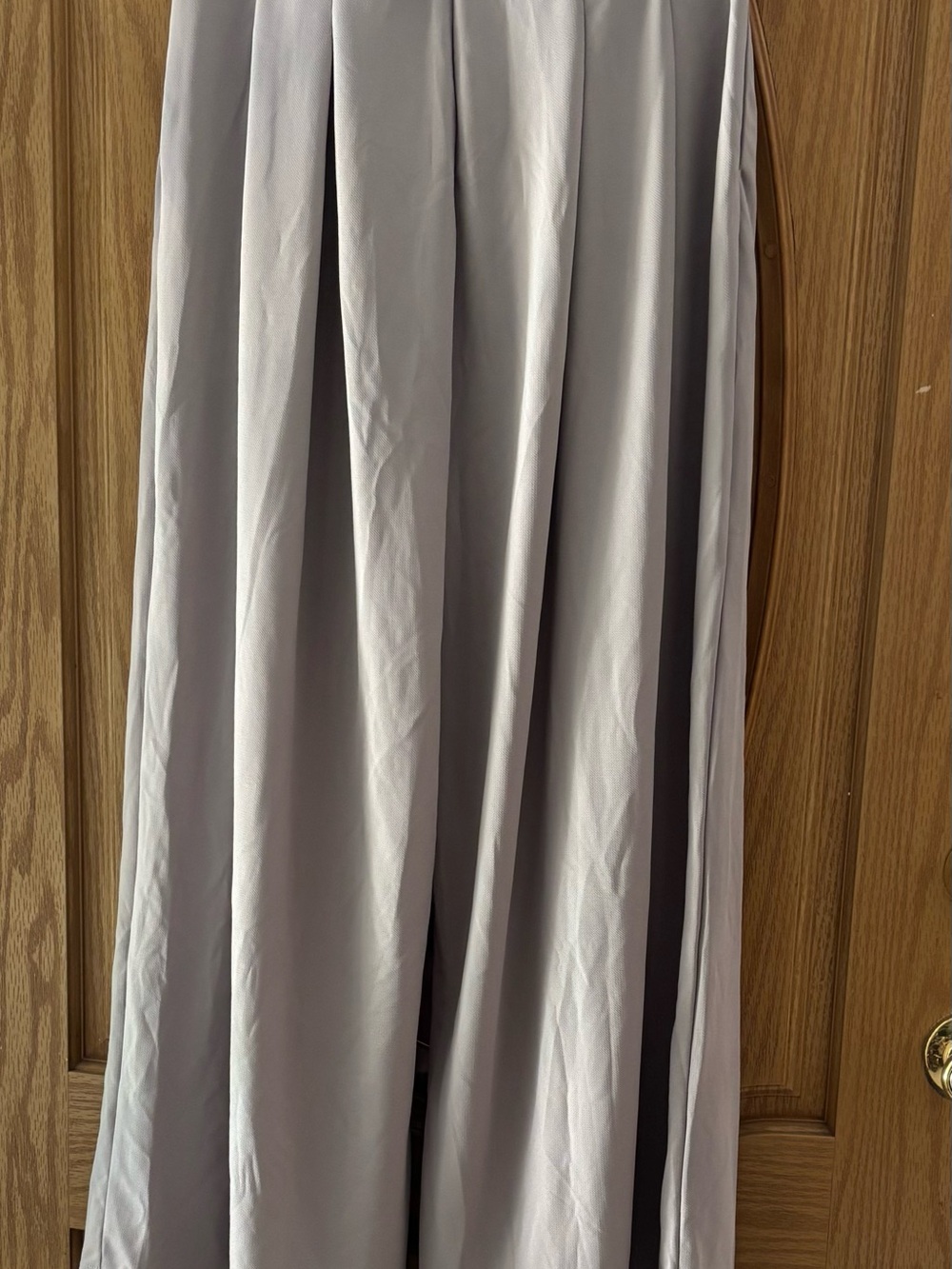 HALARA Light Gray Wide-Leg Drawstring Men’s Pants - Flowing Silhouette - Picture 3 of 5